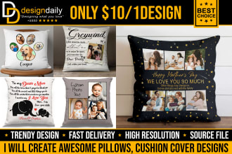 create awesome pillows, cushion cover designs