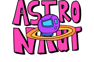 draw illustration psychedelic, futuristic, artsy trippy logo