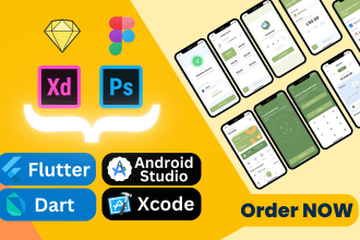 design responsive flutter UI, figma to flutter, flutter apps