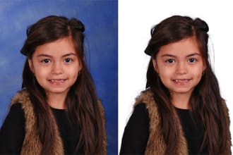do photo background removal from the image and, cut out, or photo editing