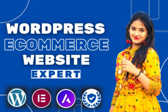 do wordpress ecommerce website, woocommerce website, wordpress website design