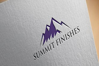 do attractive modern wallpaper and painting contractor logo