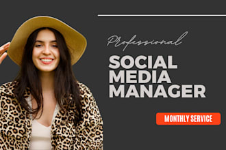 be your social media manager and content creator for a month