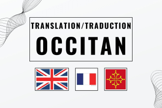 manually translate your text to occitan
