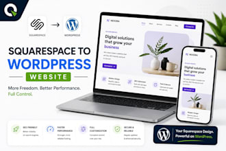 convert squarespace website to wordpress