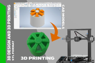 create 3d cad models for 3d printing prototype