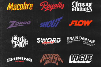 make a simple urban streetwear logo design