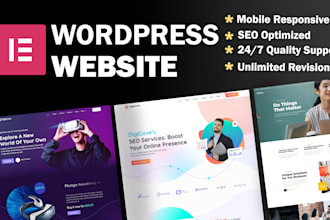 do wordpress website design ,redesign ,transfer, clone using elementor pro