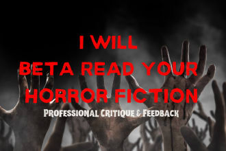 beta read your horror fiction