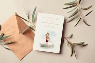 design a custom invitation card