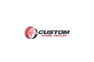 design unique modern nice custom wheel dealer logo