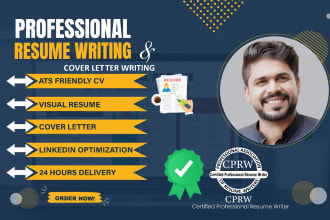 deliver 24 hours professional tech cv writing and cover letter