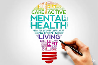 write SEO friendly mental health articles and blogposts