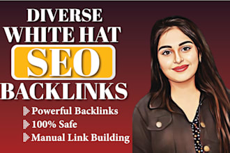 provide white hat SEO backlinks with high domain authority link building