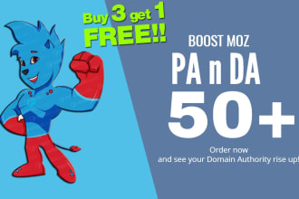 increase moz domain authority da up to 50 plus in 30 days