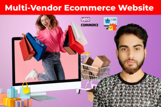 create multi vendor ecommerce marketplace website or online store