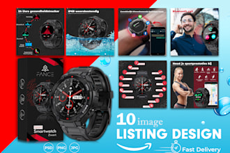 create amazon product listing images and ebc design