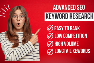 do in depth long tail SEO keyword research for you