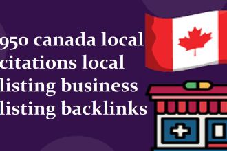 950 canada local citations local listing business listing backlinks