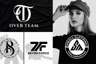 do luxury fashion monogram apparel urban clothing brand logo