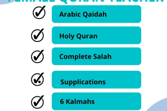 be your female online quran teacher,tutor with tajweed