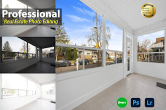 edit and improve real estate images quickly