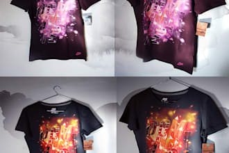 create an awesome custom typographic tshirt design