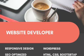 design websites in wordpress, HTML, wix, clickfunnels and squarespace