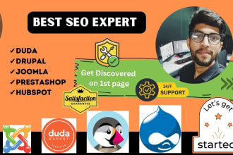 duda SEO and expert in drupal, joomla, prestashop, hubspot