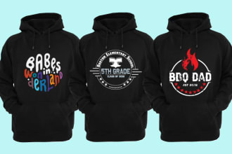 do bulk typography logo hoodie, pants, and shirt design