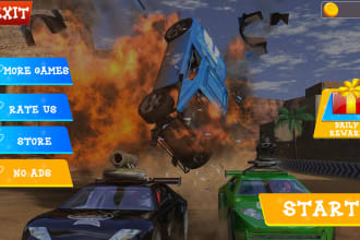 design high quality game UI UX for your games