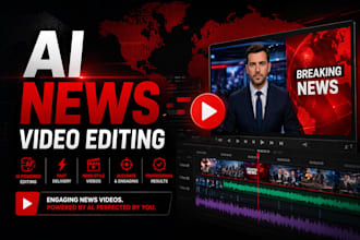 edit faceless news videos with ai voice and stock footage
