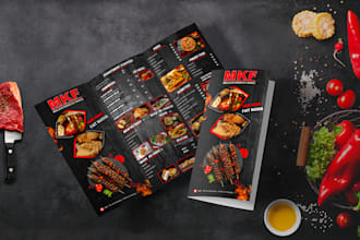design professional restaurant menu and food menu