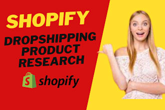 do product reseach or hunt winning product for shopify dropshipping store