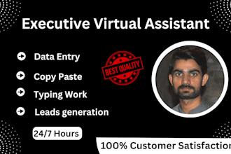 be your executive virtual assistant any time for 24 hours