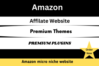 create a professional amazon affiliate niche website 24 hours