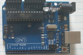 write custom arduino code and program for your project