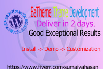create beautifull website using betheme