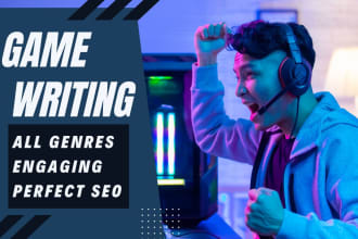 write video games articles, be it news reports or review