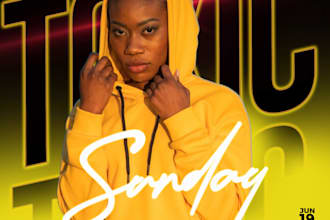 do elegant party flyer, concert, nightclub, or event flyer design within 4hrs
