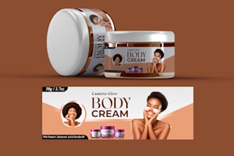 design cosmetic hair care and skincare product label for you