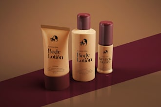 design cosmetic hair care and skincare product label for you