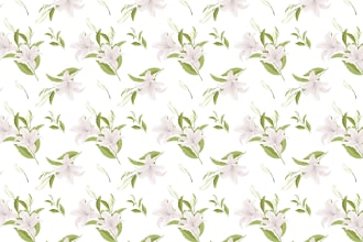 design floral and tropical vector seamless pattern