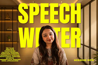 write a heartfelt speech tailored to your special occasion
