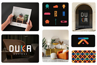 design creative logo with full visual brand identity