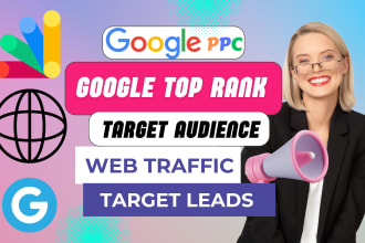 run creative google sales ads by PPC campaign manager, search ads or display ad