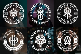 do clever initial letters monogram tattoo urban streetwear clothing brand logo