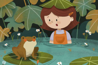 create beautiful children story book illustrations for you