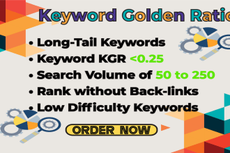 do kgr keyword research for amazon affiliate website