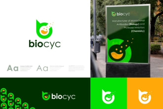 design medicine, chemical, lab logo in 24h